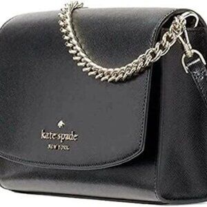 Kate Spade Carson Convertible Crossbody – Black Saffiano Leather – Brand New